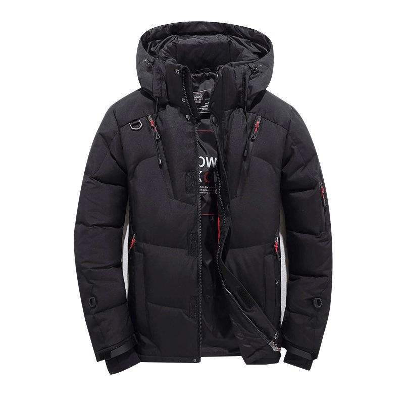 Wholesale Fashion Black Winter Clothing Designer Coats Custom Soft Waterproof Outdoor Plus Size Bubble Men's Down Puffer Jacket