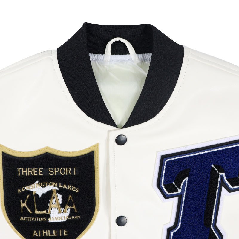 2024 Hot Style Men's Baseball Varsity Jacket Customized Chenille Patch Jacket for Men Custom Logo Men's Jacket