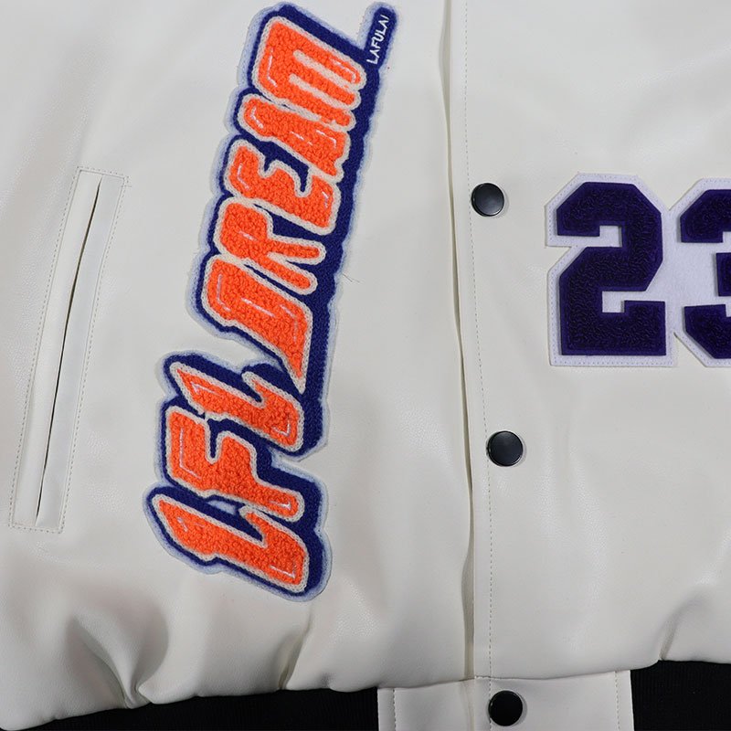 2024 Hot Style Men's Baseball Varsity Jacket Customized Chenille Patch Jacket for Men Custom Logo Men's Jacket