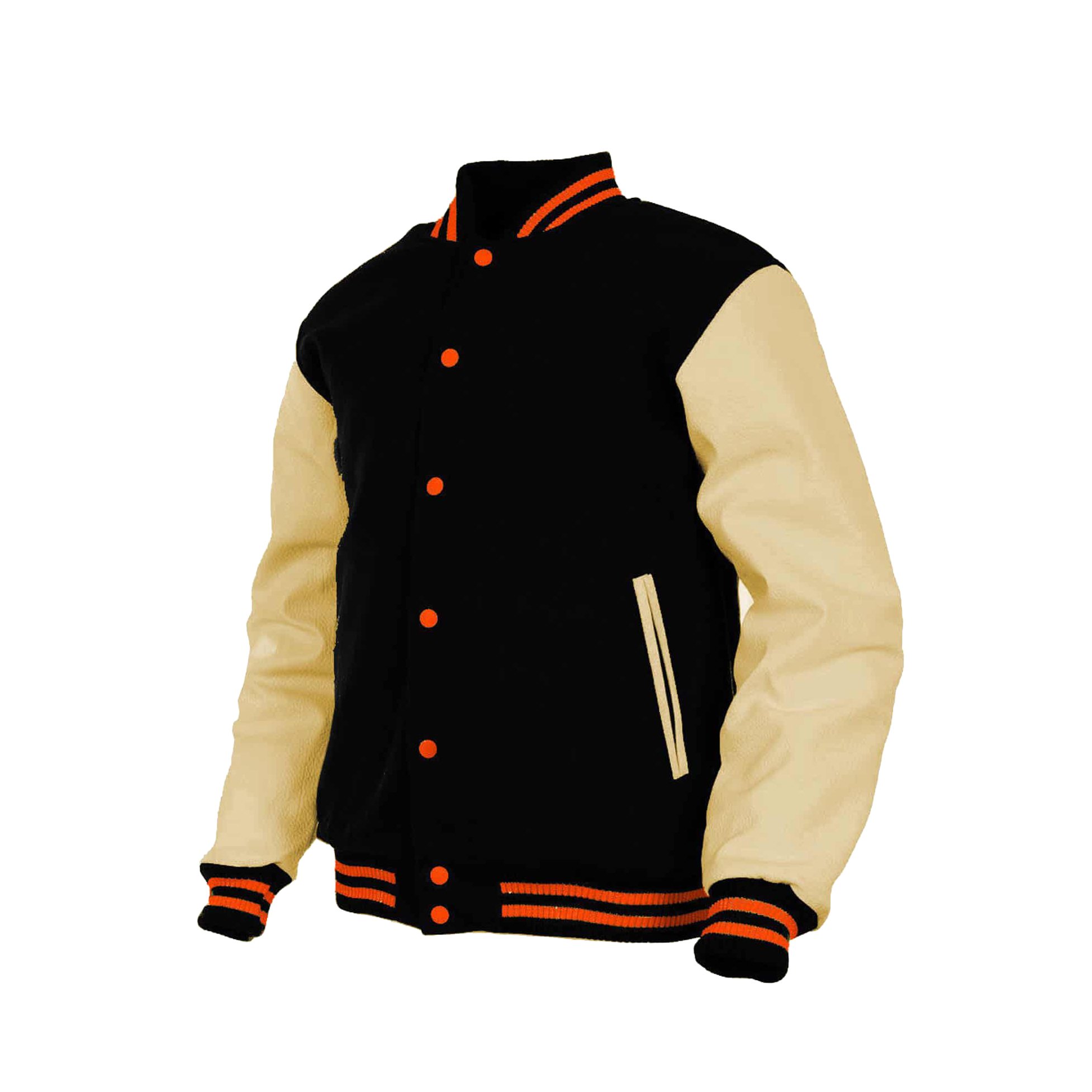 2023 Winter Men's Street Style Baseball Jacket Young Boys Varsity Jacket Spliced Design Designer Clothes Size XS - 5XL