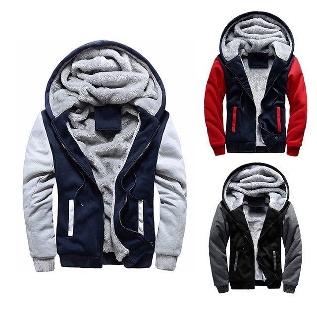 Winter Men's Bomber Hooded Baseball Uniform Men's Korean Version Of Sports With Velvet And Thickening Men's Jackets