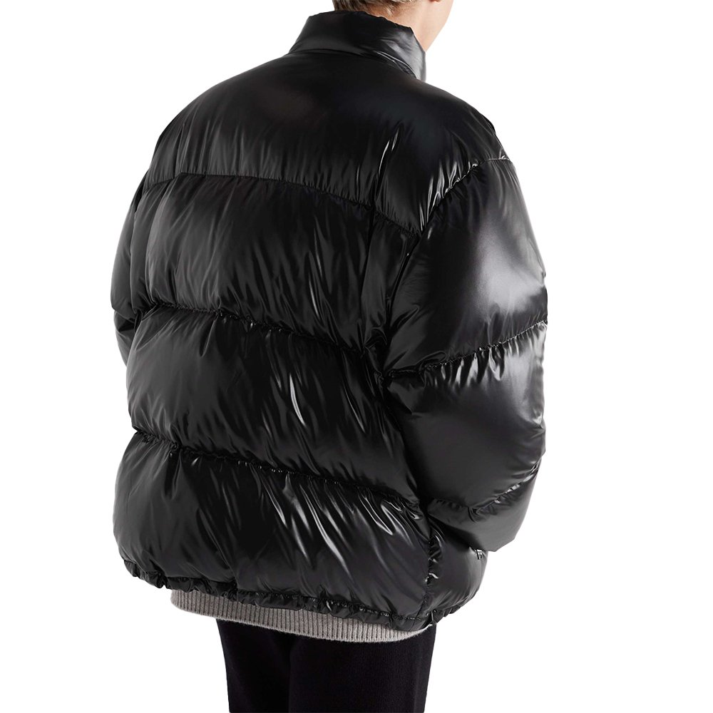 Custom Logo Winter Warm Men Puffer Jacket Wholesale Purple Color Men Puffer Jackets