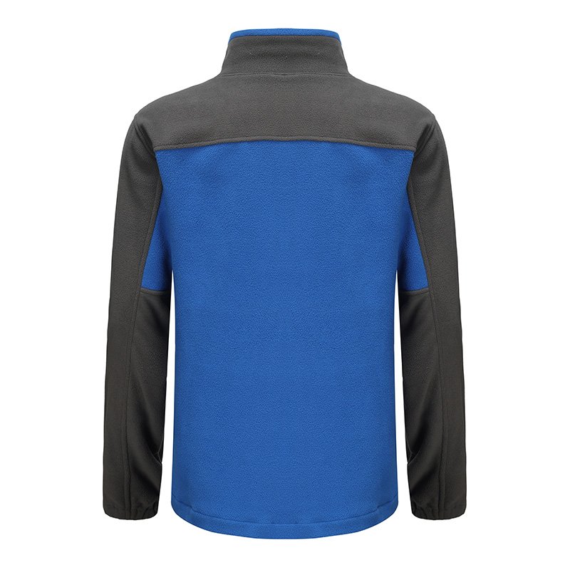 Wholesale Slim Fit Men's Casual Fleece Jacket Custom Printed Logo Spring Winter Short Sports Polar Fleece with Zipper Closure