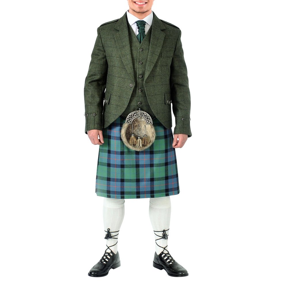 Wholesale price OEM Top quality Society Men's Scottish Kilt Jacket & Vest Formal style of kilt Argyll jacket for kilt
