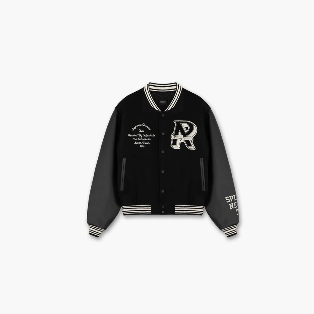 OEM Customized LOGO Letterman Varsity Jackets Wool Body Genuine Leather Sleeves Winter Wear Smart and Stylish Men's Jacket
