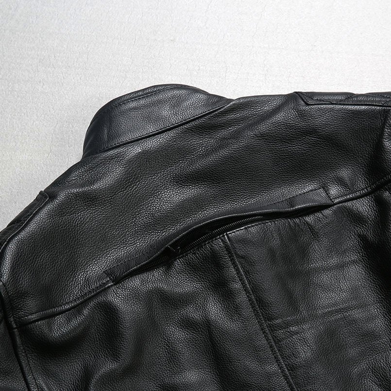 Wholesale OEM Clothing Custom Casual Windproof motorcycle cowhide Jacket Men's High Quality Fashion Genuine Leather jackets