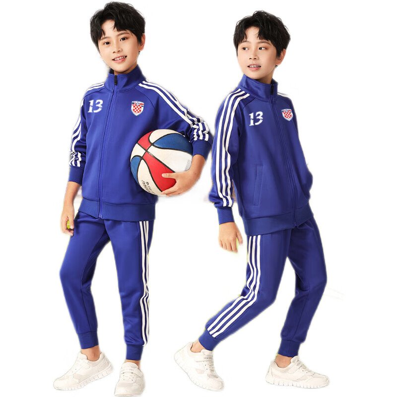 Children's football training suit men's autumn winter team wear group customized soccer jersey long sleeve game warm-up uniform