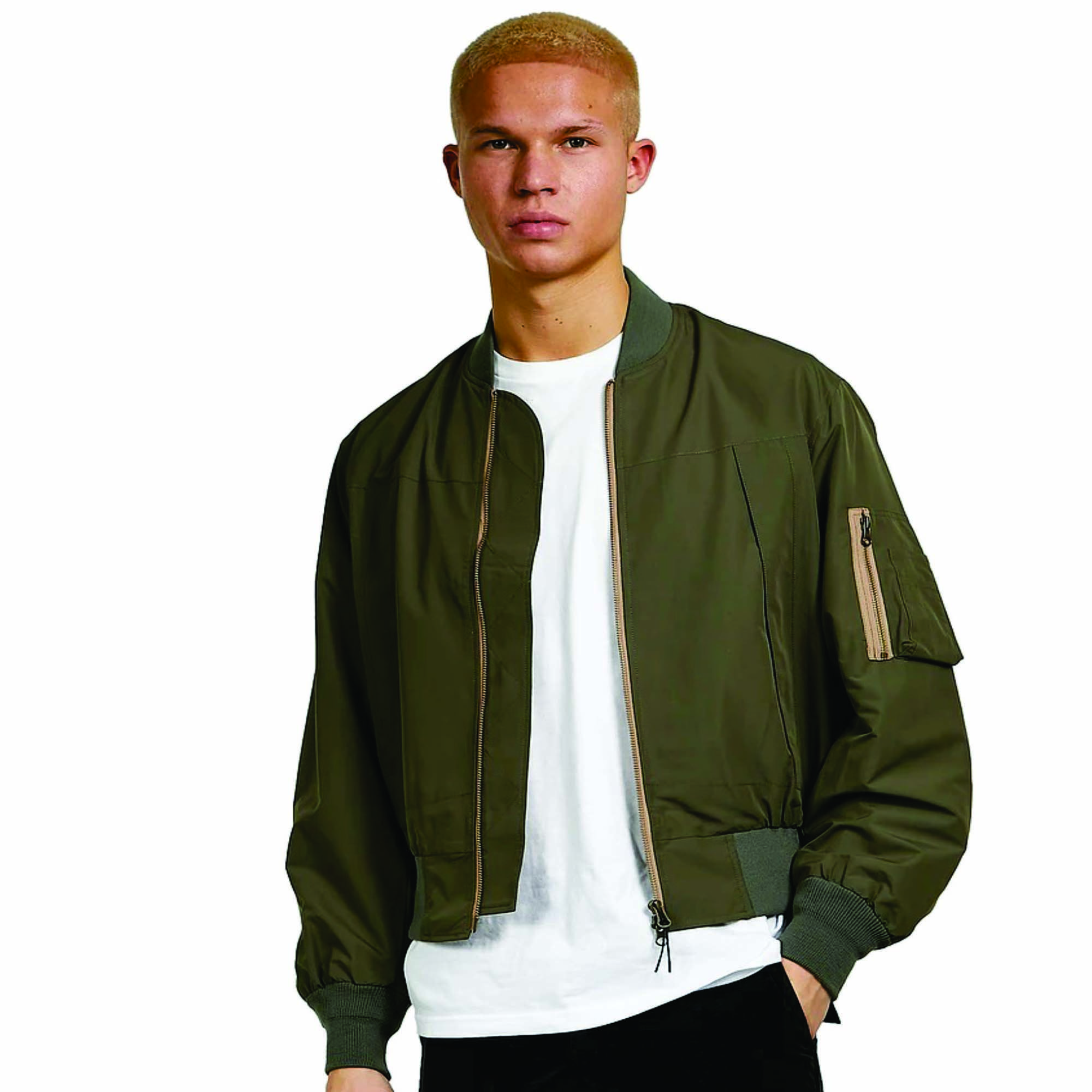 Wholesale Custom Winter Windbreaker Wholesale Men Plus Size Men's Jackets Plain Nylon Satin Bomber Men's Jackets