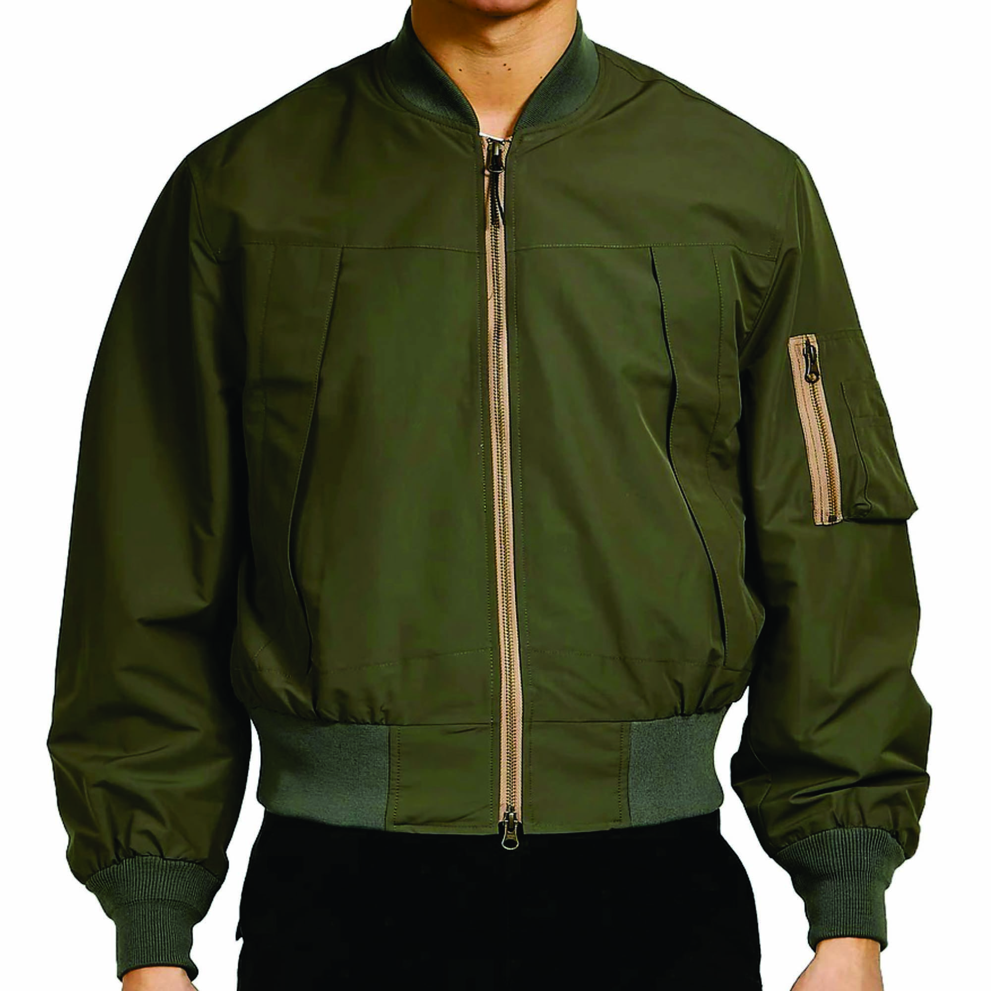 Wholesale Custom Winter Windbreaker Wholesale Men Plus Size Men's Jackets Plain Nylon Satin Bomber Men's Jackets