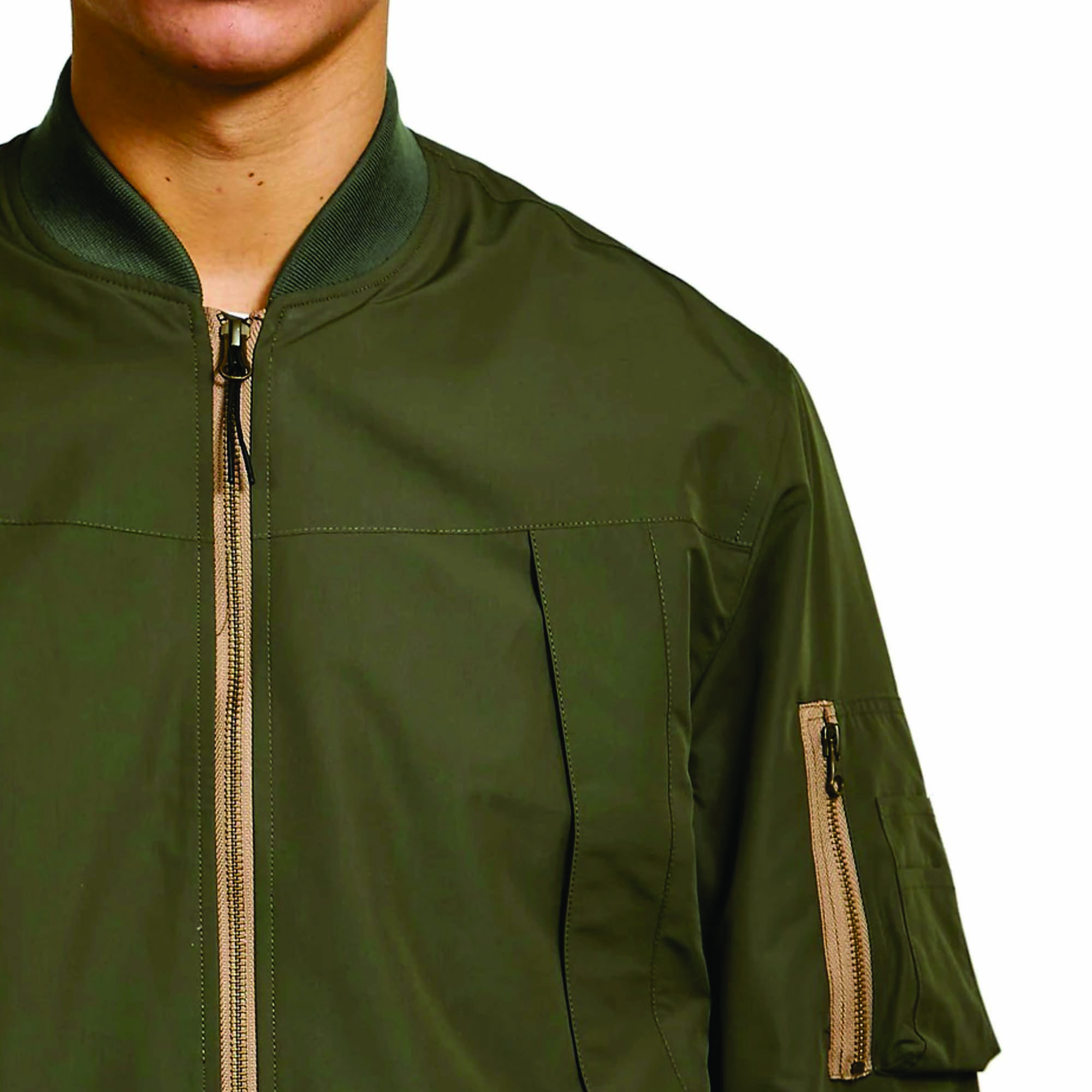 Wholesale Custom Winter Windbreaker Wholesale Men Plus Size Men's Jackets Plain Nylon Satin Bomber Men's Jackets