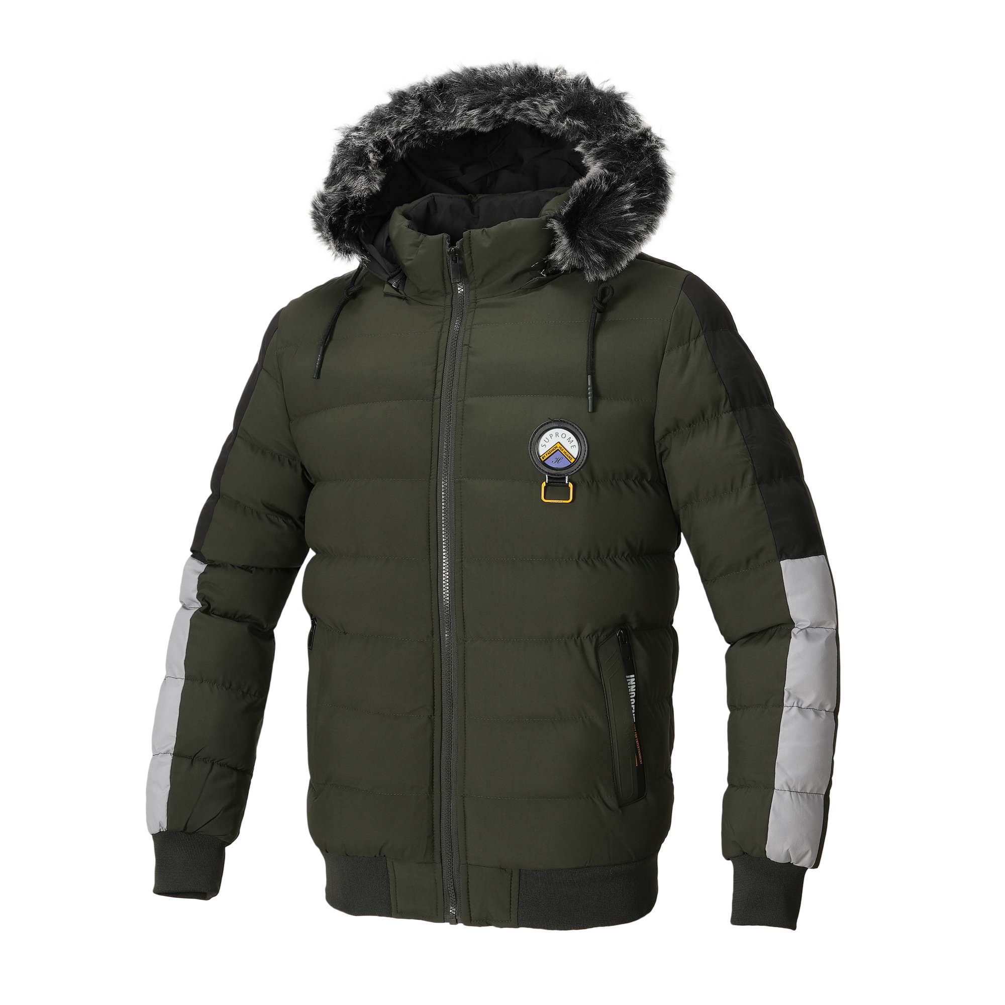 2023 Parkas Para Hombre Winter Cotton-padded Youth Hooded Jacket Men Parka Jackets Men's Down Bubble