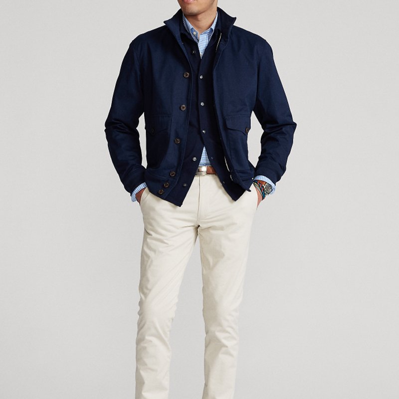 Regular fit Custom color Full-Zip single-breasted Jacket for men