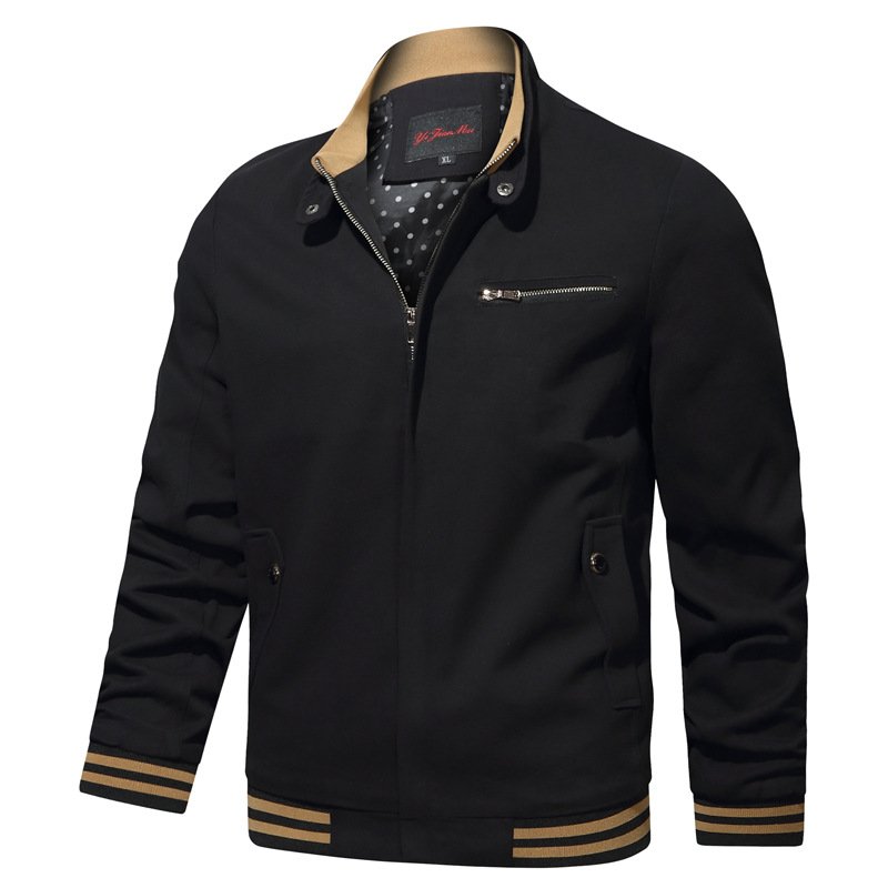 Men's Lightweight Cotton Jackets Casual Outerwear With Pockets Men Casual Jacket For Men