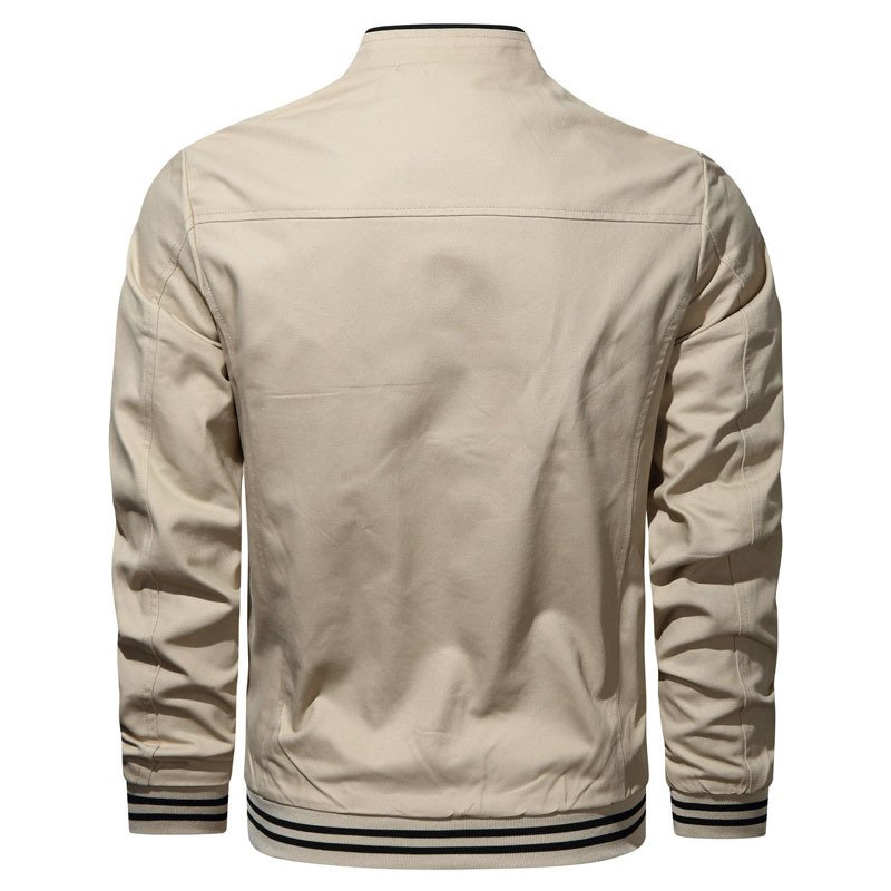 Men's Lightweight Cotton Jackets Casual Outerwear With Pockets Men Casual Jacket For Men