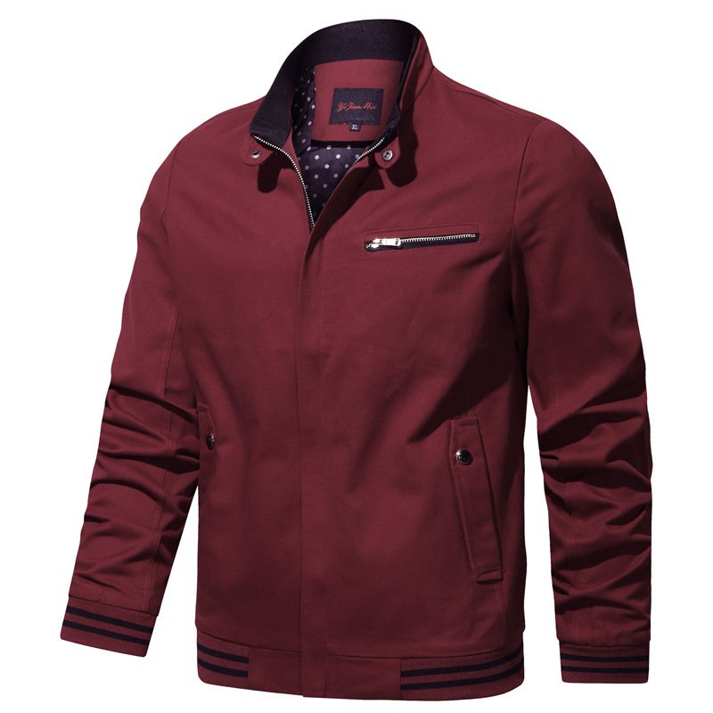 Men's Lightweight Cotton Jackets Casual Outerwear With Pockets Men Casual Jacket For Men