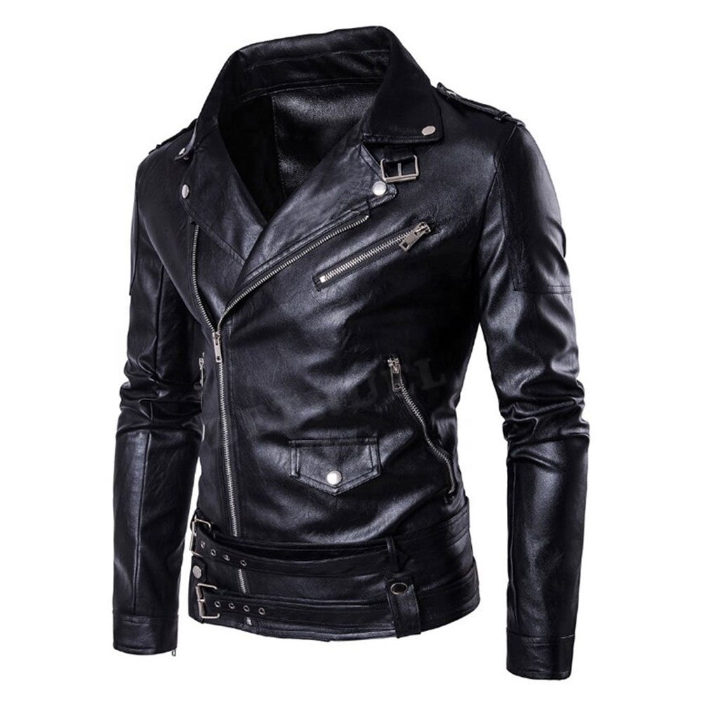 2024 Customizable Men's Genuine Leather Jacket New Fashion Trend Stand Breathable Heated Winter Pattern High Quality Fabric