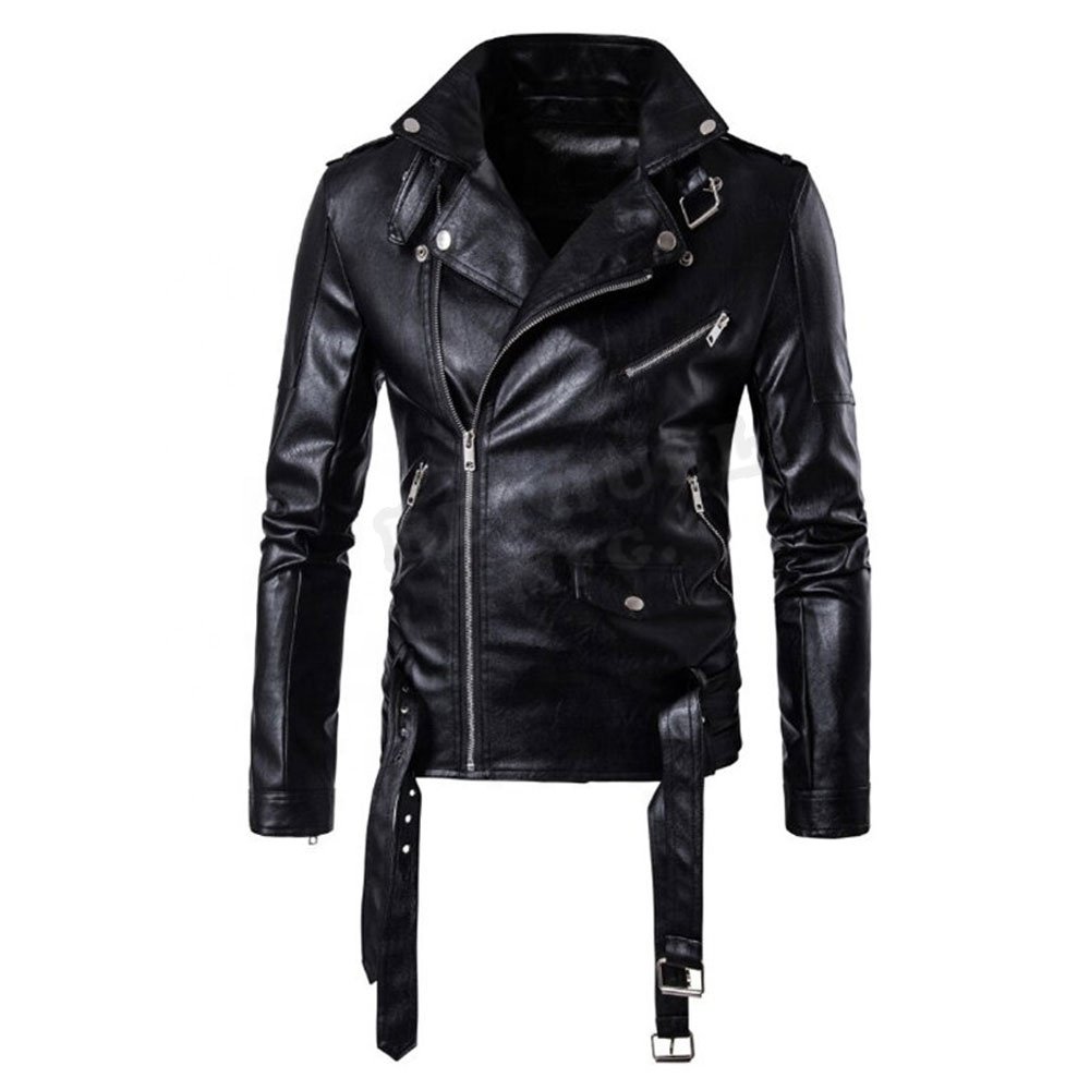 2024 Customizable Men's Genuine Leather Jacket New Fashion Trend Stand Breathable Heated Winter Pattern High Quality Fabric