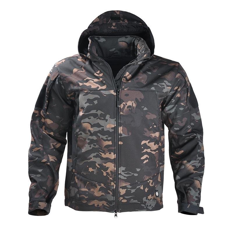 Lightweight Urban Tactical Sharkskin Soft Shell Jacket Windproof and Waterproof Outdoor Men's Jacket