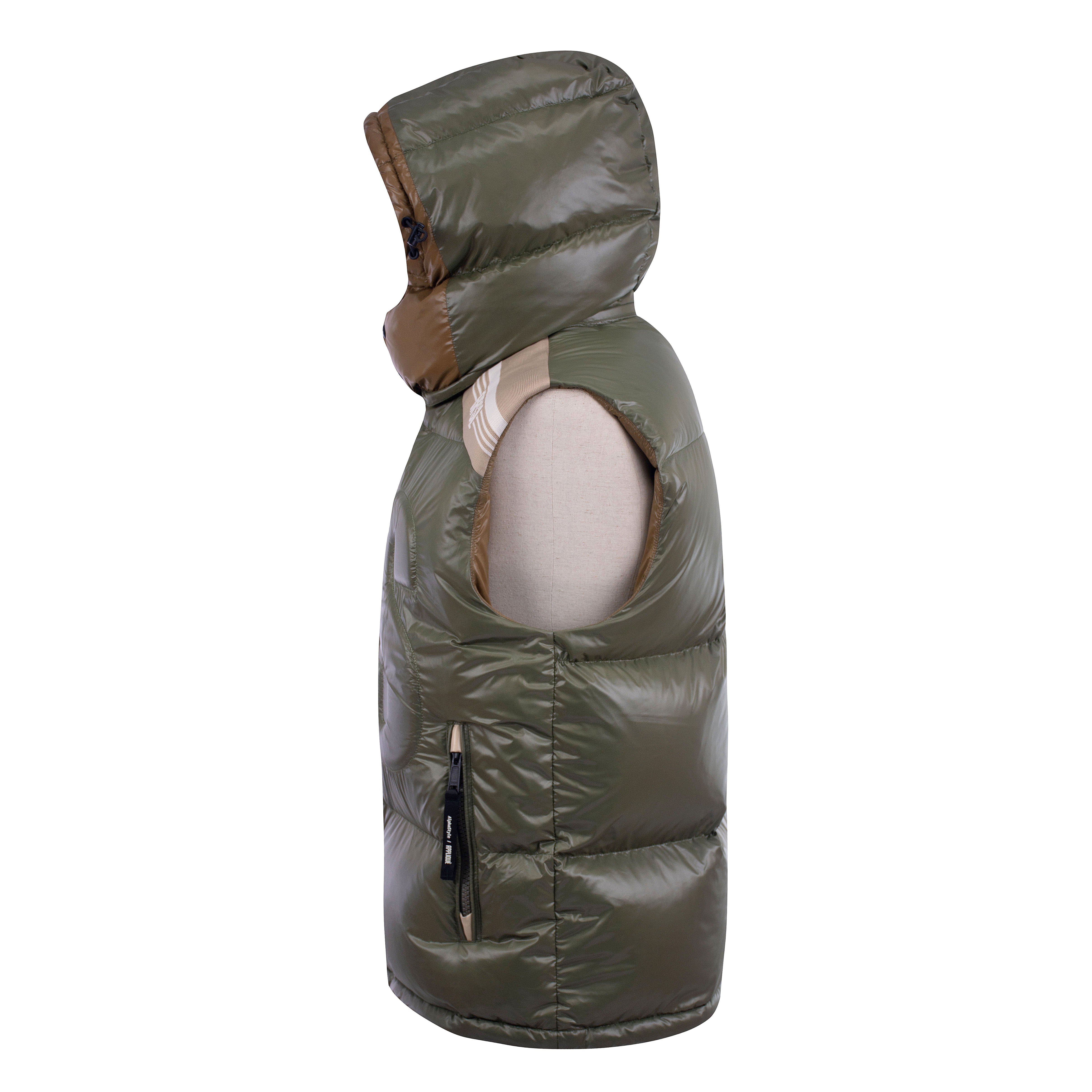 Factory Direct Custom Stand Collar Hooded Windproof 100%Nylon Woven Zipper Men's Casual puffer Jacket For Winter
