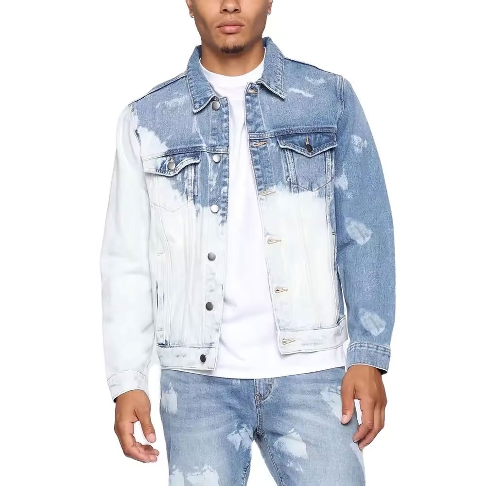 New Winter Men denim padded Jackets Coats men Short Winter Warm Outerwear Jacket High Street Men's Jackets from Pakistan