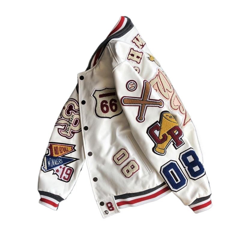 Custom Manufacturer High Quality Vintage Winter And Fall Men's Leather Baseball Letterman Varsity Jackets men's jackets