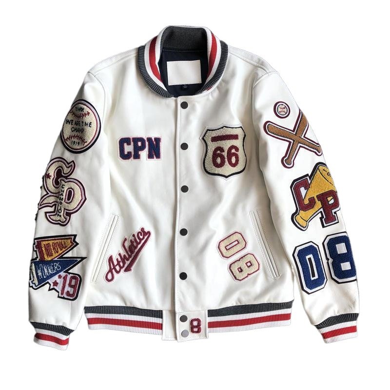 Custom Manufacturer High Quality Vintage Winter And Fall Men's Leather Baseball Letterman Varsity Jackets men's jackets