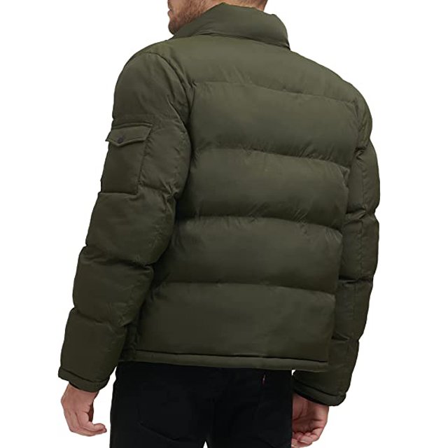 High Quality Heated Custom Made Cotton Multi Size Stand Collar Hooded Men Jacket Street Fashion Wear Waterproof Puffer jacket