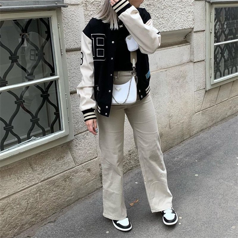 Wholesale Jacket For Men's 2022 American Vintage Casual Embroidery Patch High Street Loose Jacket