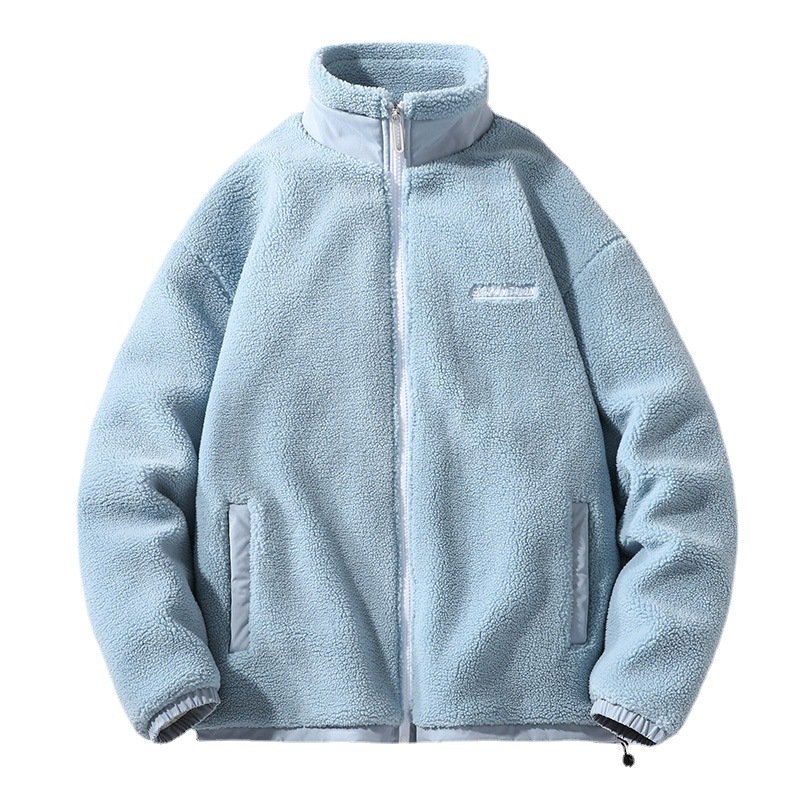 Dongguan Clothing Manufacturer Custom Embroidery Fleece Jacket Premium Zip Up Sherpa Fleece Jacket Mens