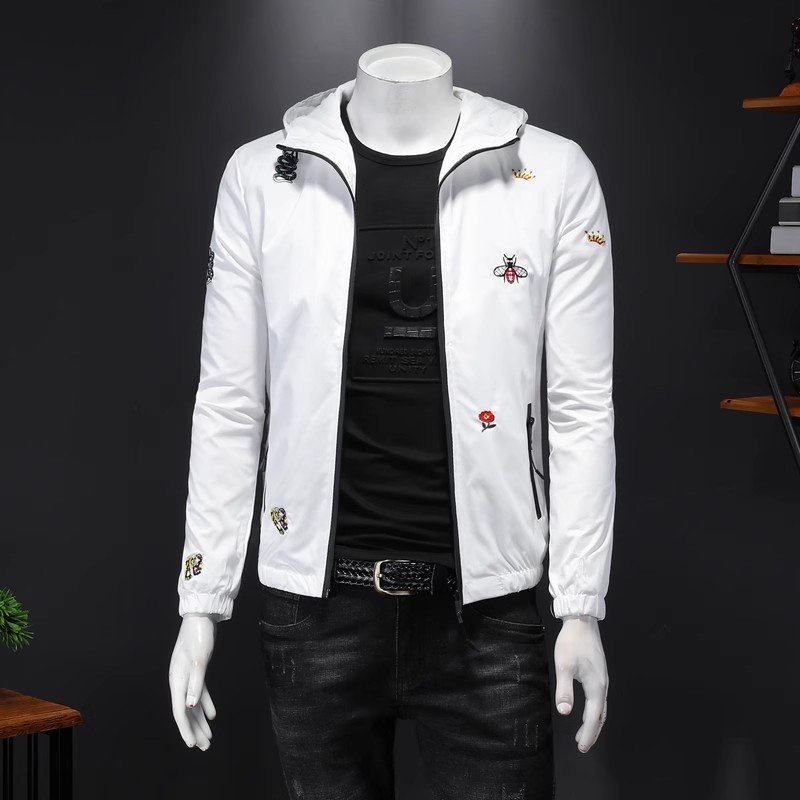 Wholesale 2024 Autumn/Winter New European and American Men's Slim Fit Fashion Jackets Large Loose Jackets Men's Jackets