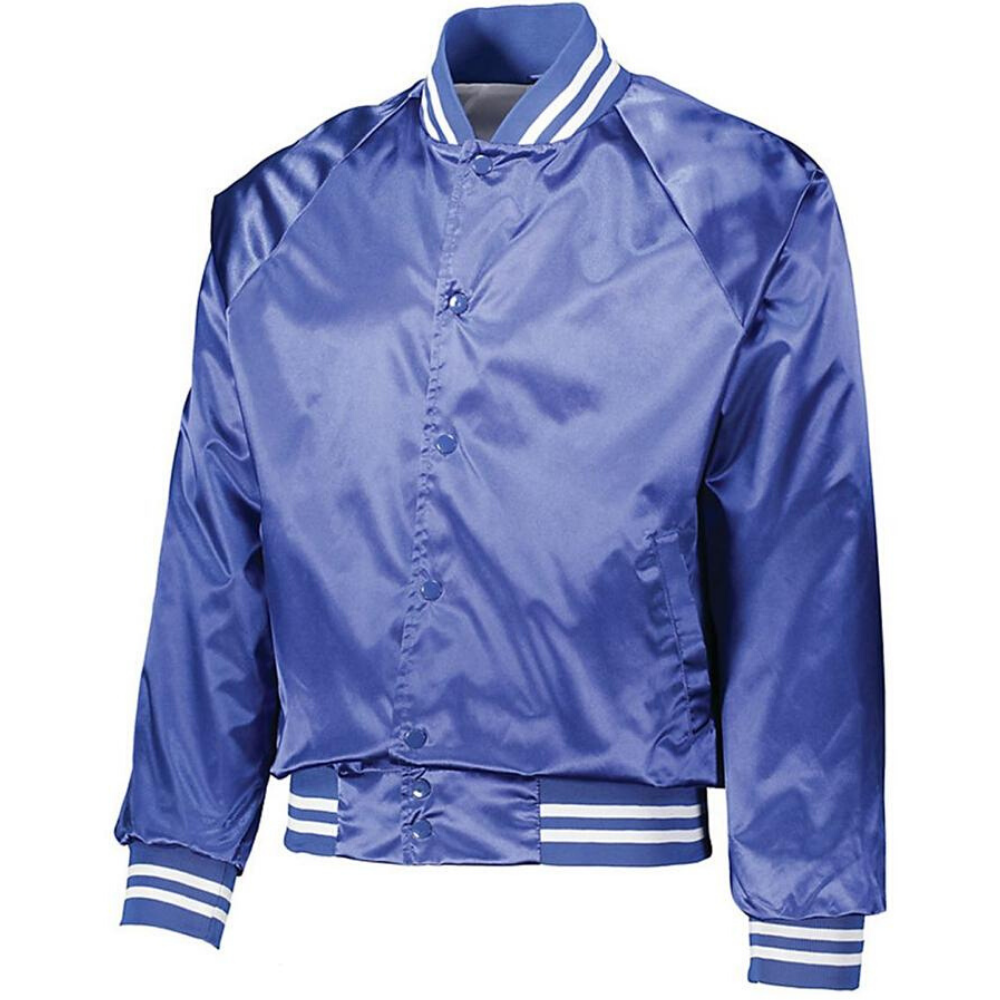 Top Quality Baseball Bomber Satin Letterman Men Jacket