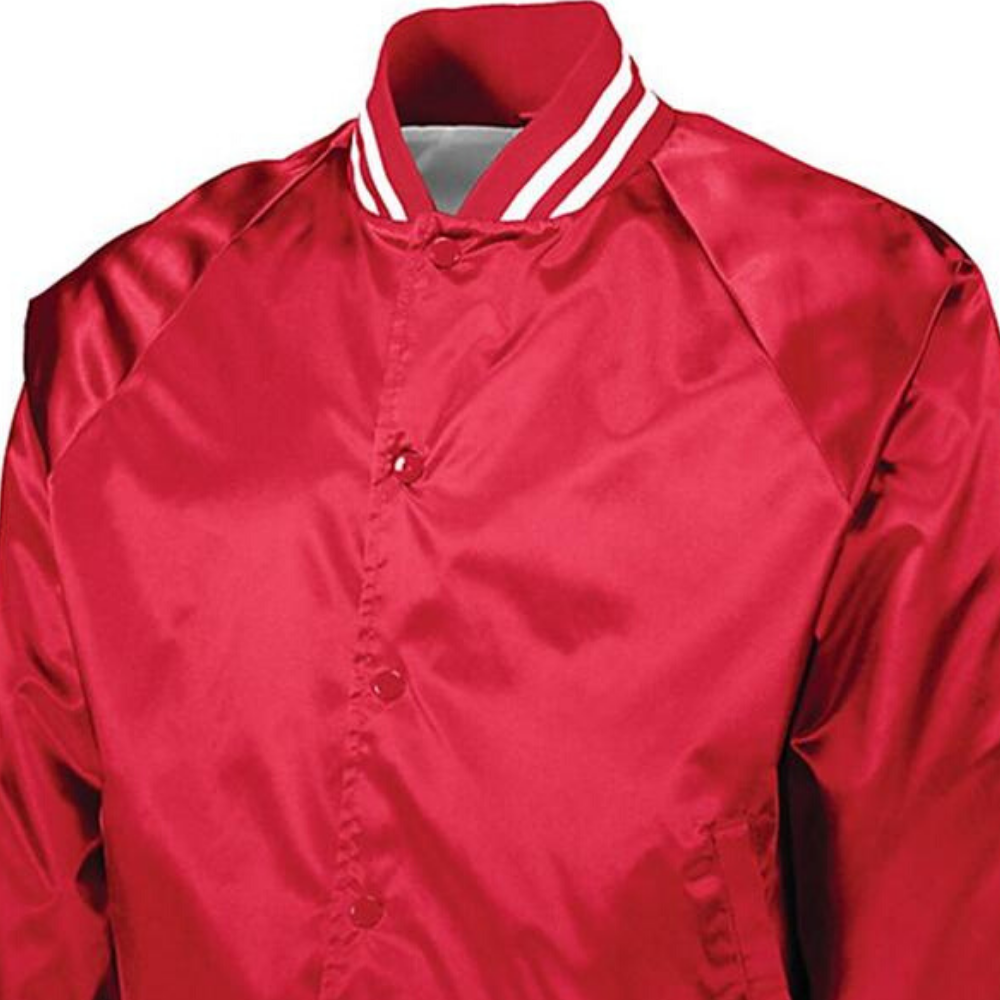 Top Quality Baseball Bomber Satin Letterman Men Jacket