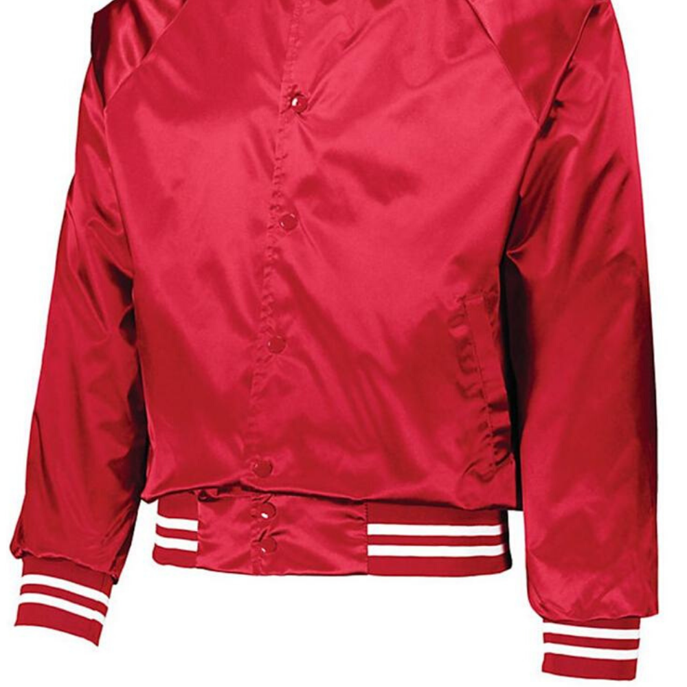 Top Quality Baseball Bomber Satin Letterman Men Jacket