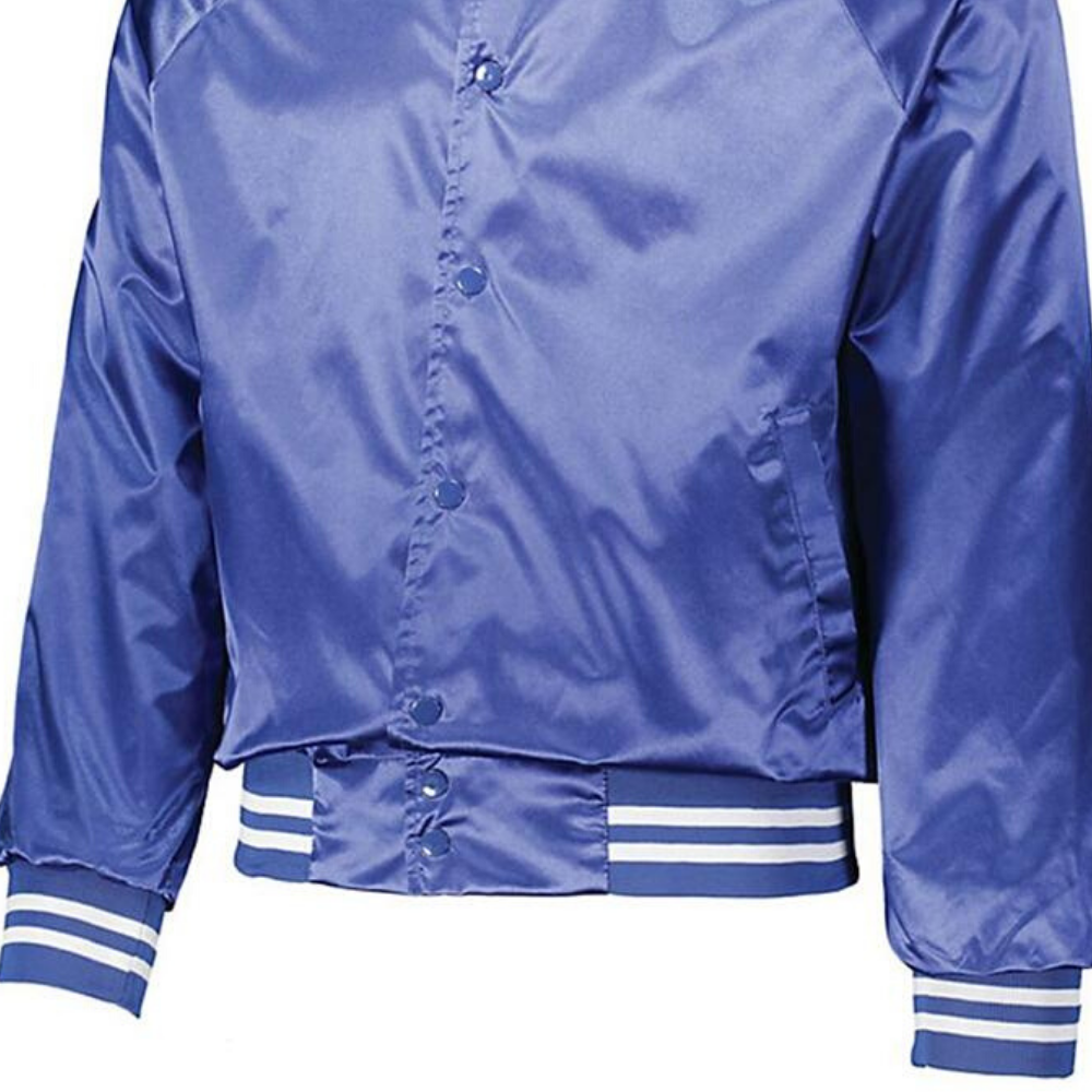 Top Quality Baseball Bomber Satin Letterman Men Jacket