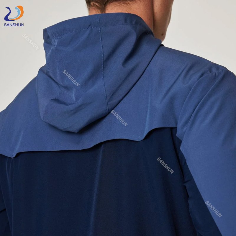 Summer Lightweight Track Running Jacket Wind Breaker Custom Waterproof Training Sports Athletes Windbreak Jacket For Men