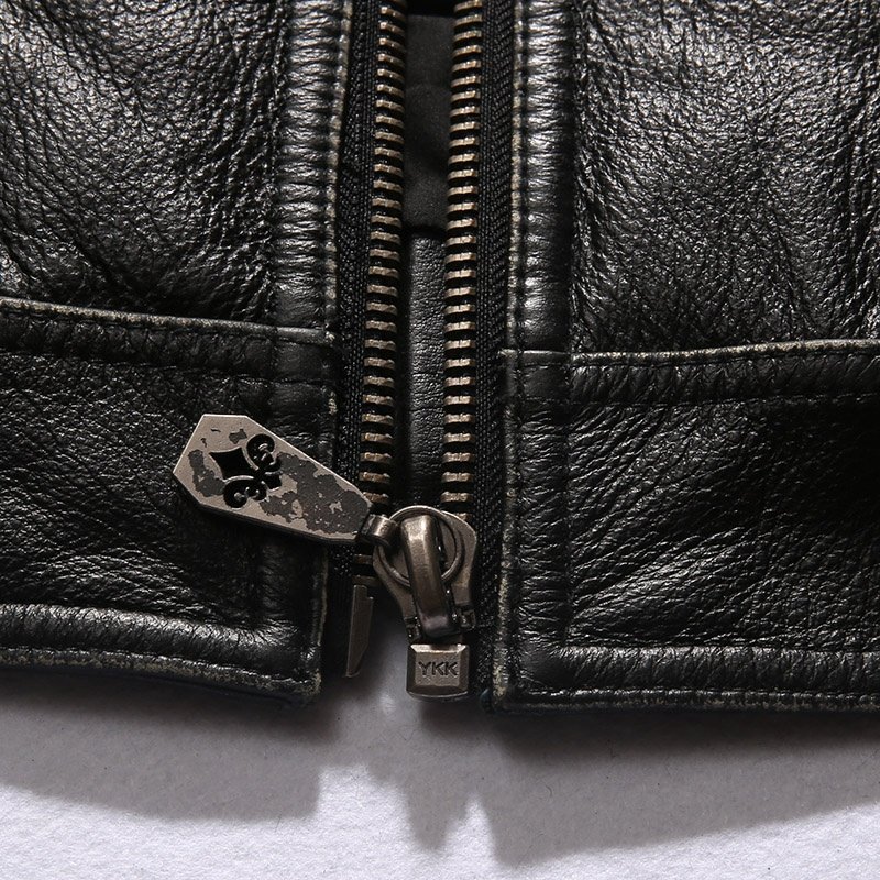 Factory Direct Wholesale Clothing Outdoor Mens Genuine Leather Coats Motorcycle Cowhide Plus Size Jackets