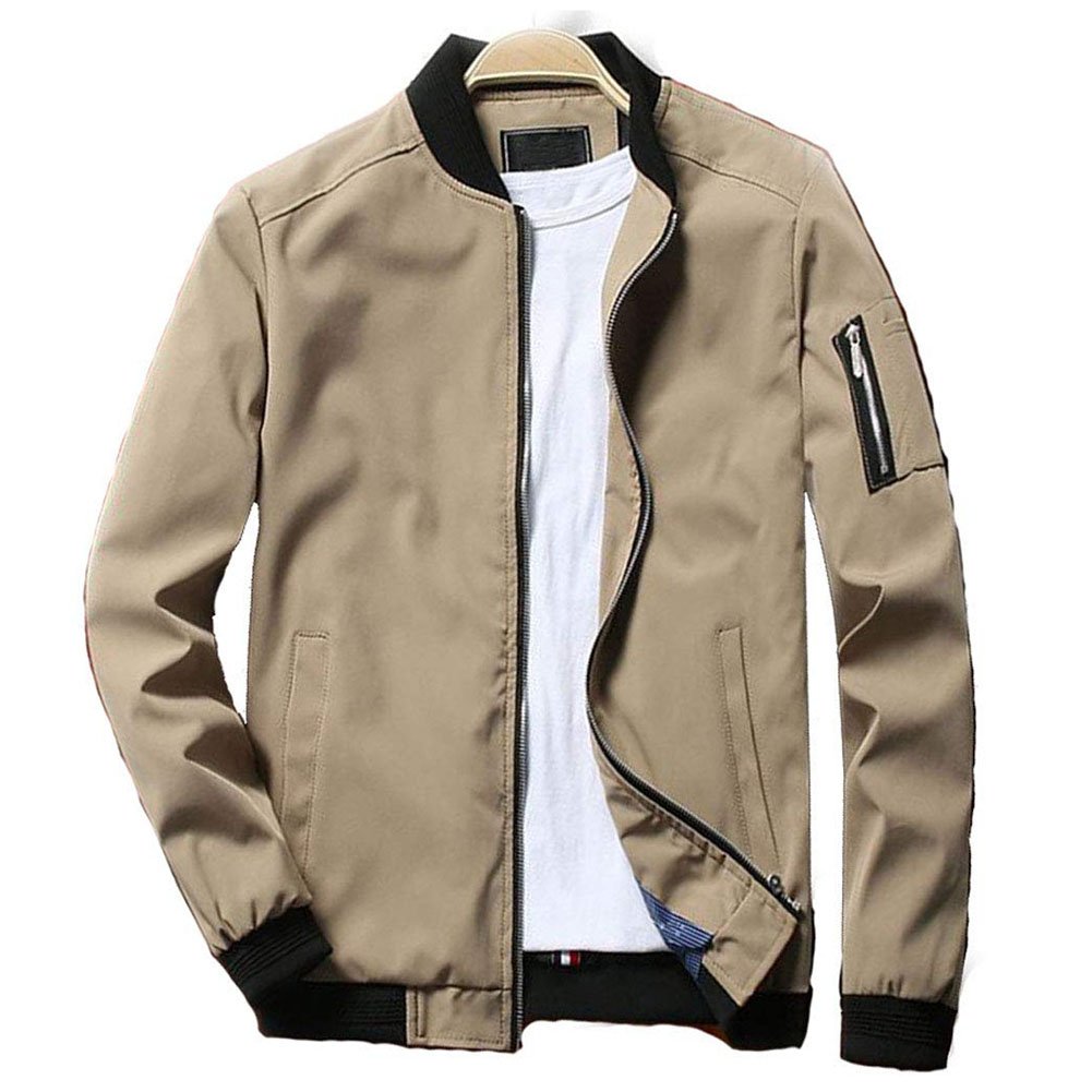 Classic Comfortable Embroidery Pattern men's jackets custom knitted bomber jacket men oem designs winter outdoor jacket for men