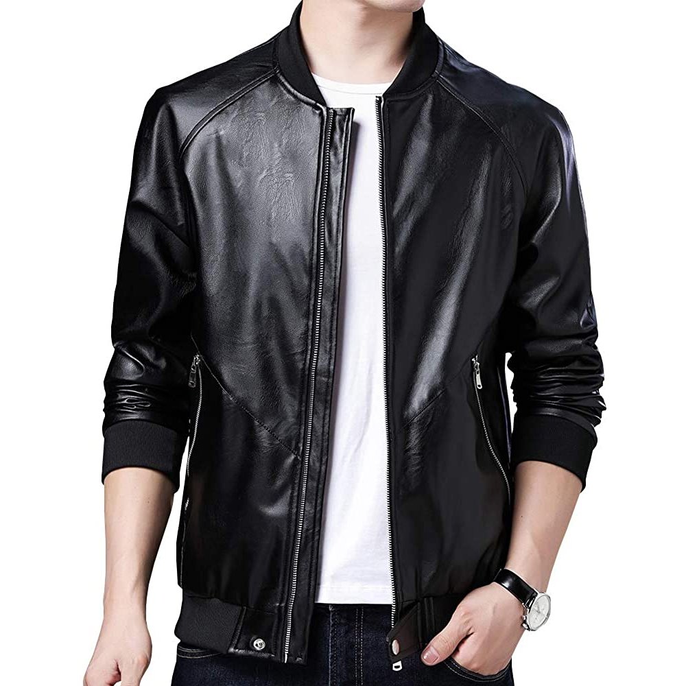 New Design Wholesales Price New Men's New Fashion Leather Coat men jackets winter thick leather jacket for men