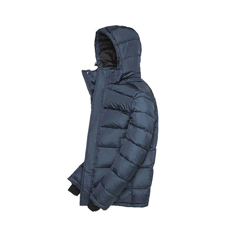 Bubble Puffer Jacket Custom Man Hooded Orange Winter Jacket High Quality Fashion Style Puffer Jacket