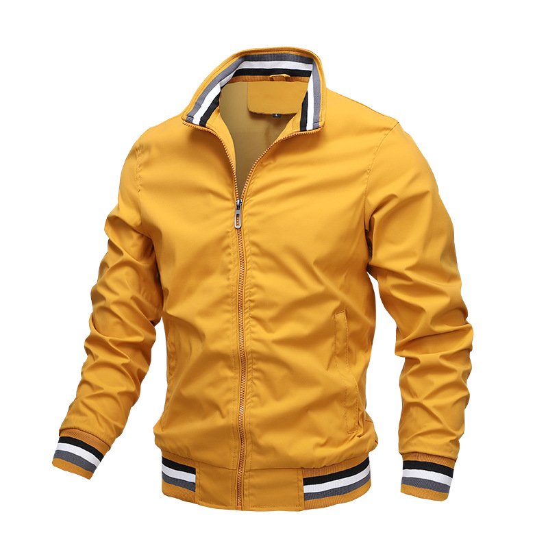 Wholesale Plus Size Men's Jacket Spring/Autumn Light Weight Jogging Tennis Golf Oversize Men's Outdoor Casual Sports Jacket
