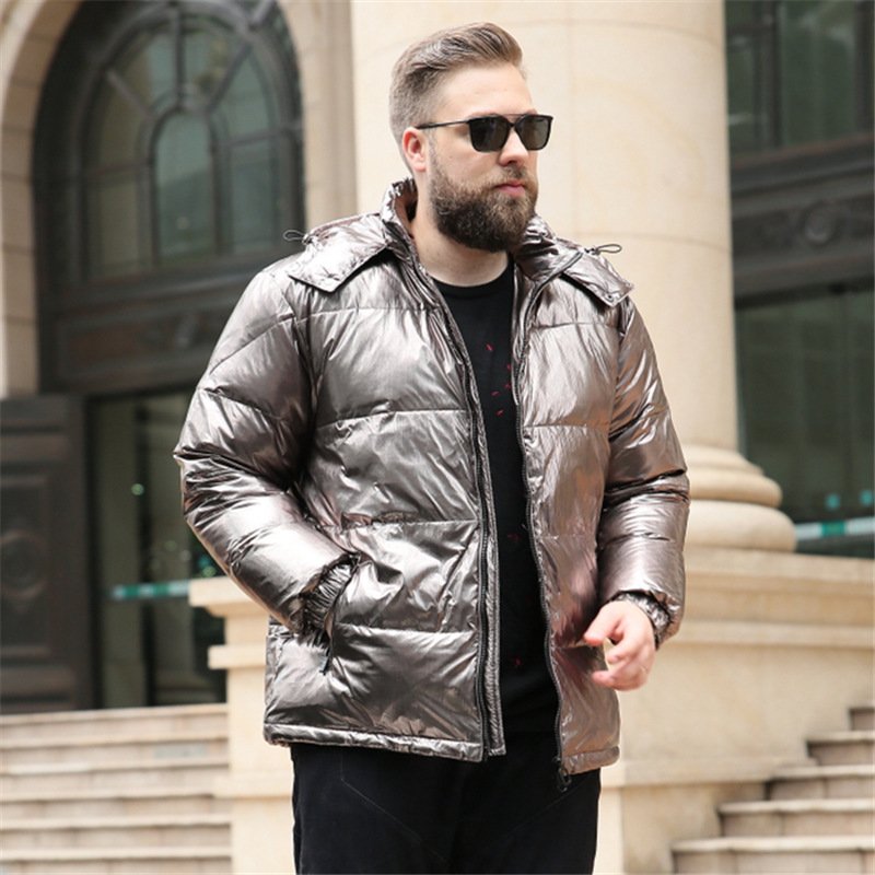 Hot Sale Men's Jacket Casual Fashion Warm Thickened Windproof 100% Polyester Large Size New Condition Winter Coat Outdoor Use