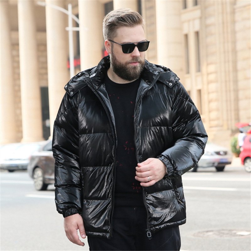 Hot Sale Men's Jacket Casual Fashion Warm Thickened Windproof 100% Polyester Large Size New Condition Winter Coat Outdoor Use