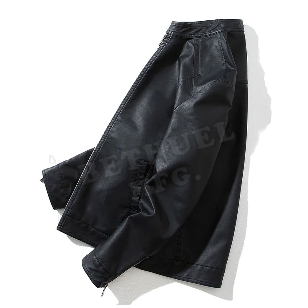 PU High Quality Leather Jacket Motorcycle 5XL Men's Jackets Black Outwear Male Leather Jacket For Men