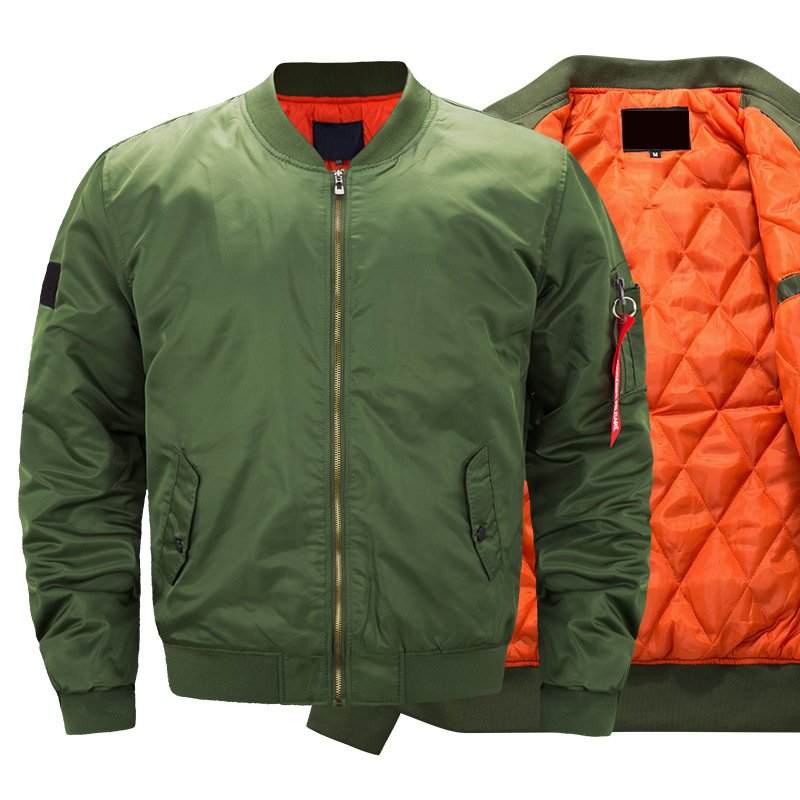 European And American Size Oversized Men's Pilot Pure Cotton Loose Jacket