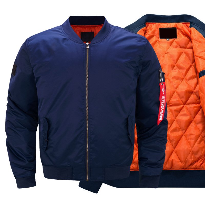 European And American Size Oversized Men's Pilot Pure Cotton Loose Jacket