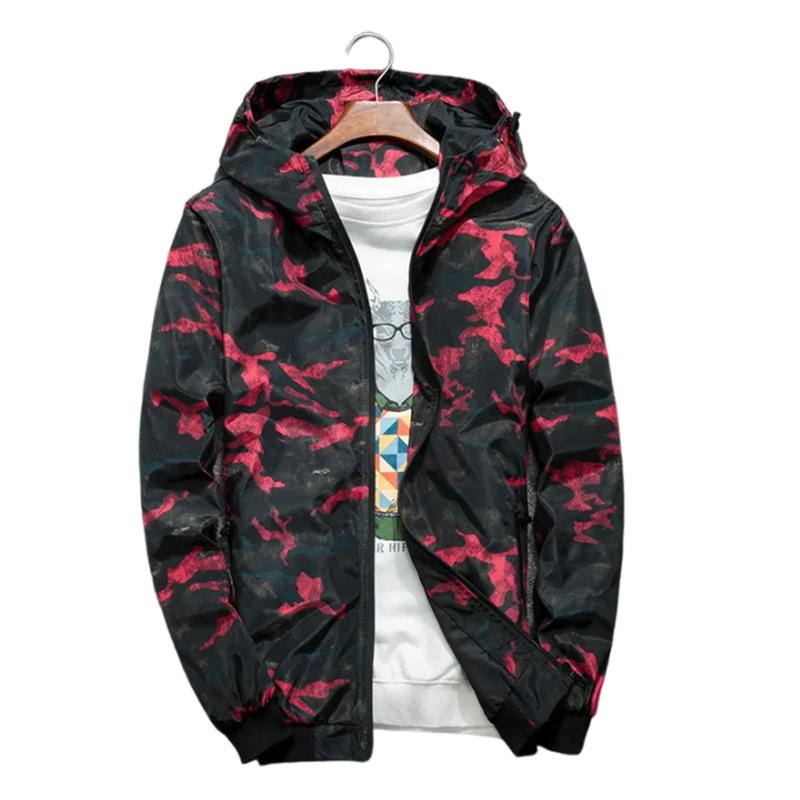 Quick Dry Custom Fully Sublimation Anorak Waterproof Thin Camouflage Slim Coat Outdoor Windbreak Men's Jackets