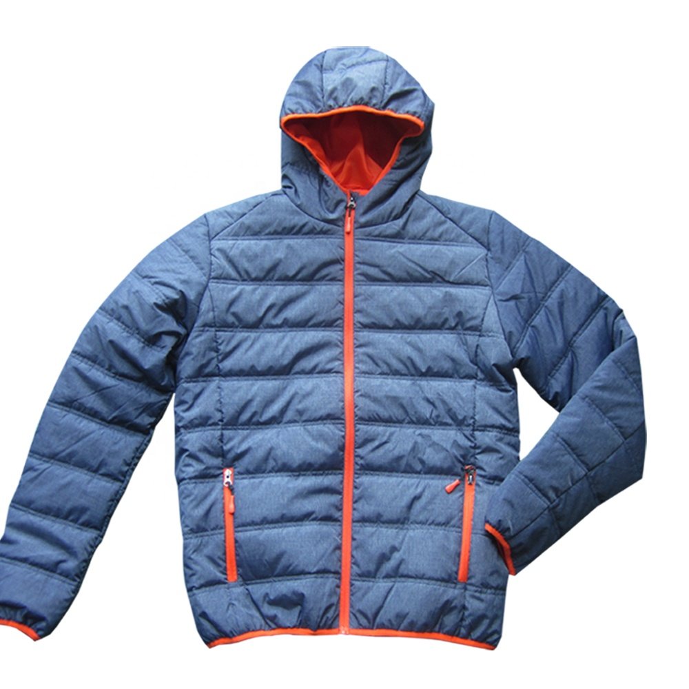 2022 Fashion Style Premium Custom Winter Warm Padded High Quality Down Jacket Mens Puffer Jacket With Hood