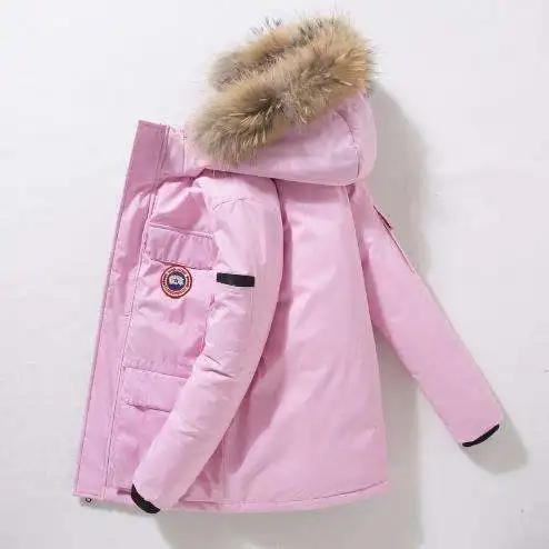 Canada style 1:1 high quality Custom men's goose down jacket Outdoor winter jacket