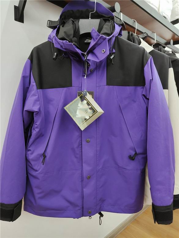 Top Grade Original Autumn Winter Warm North 1990 Mountain GTX Windbreaker Outdoor Oversize Zipper Men's Interchange Jackets