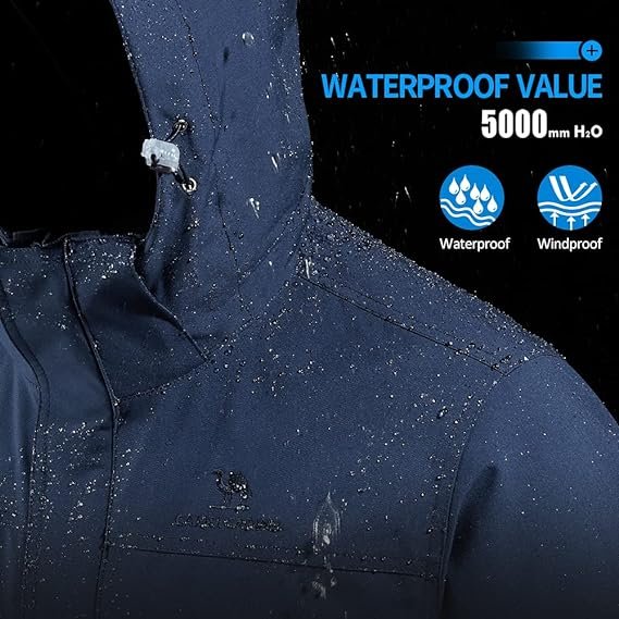 Hot Style New Product Men's 3-in-1 ski jacket Water resistant 5000mm Mountain Snow jacket for outdoor hiking fishing camping